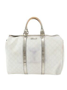 Gucci GG Supreme Mini Boston Leather Handbag Tote
